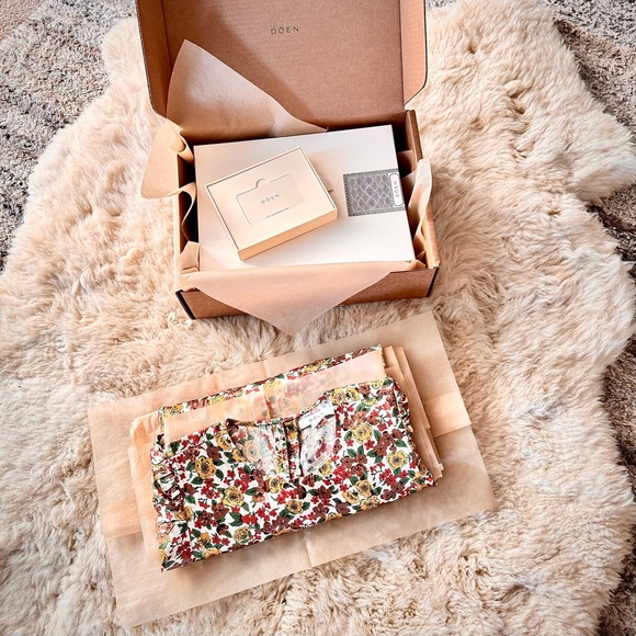 ✨Last Chance💋🌼🌹DÔEN ‘Vittoria’ Silk Jennifer Spring Maxi Dress XS✨ - Picture 15 of 15